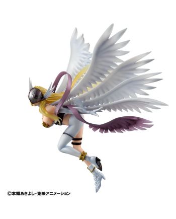 Vue rapprochée des finitions de la figurine Digimon