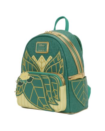Vue de face du sac à dos Tiana Loungefly collection Disney