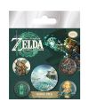 Pack de 5 badges Zelda Tears of the Kingdom Ciel d'Hyrule