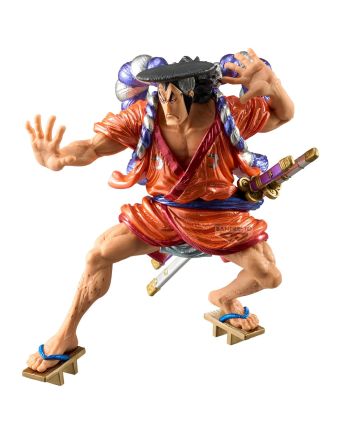 ONE PIECE - Kouzuki Oden - Figurine King of Artist 17cm - vue de face