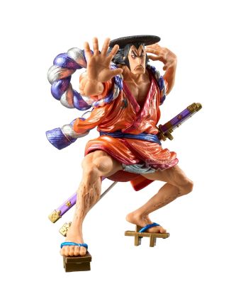 ONE PIECE - Kouzuki Oden - Figurine King of Artist 17cm - vue de profil