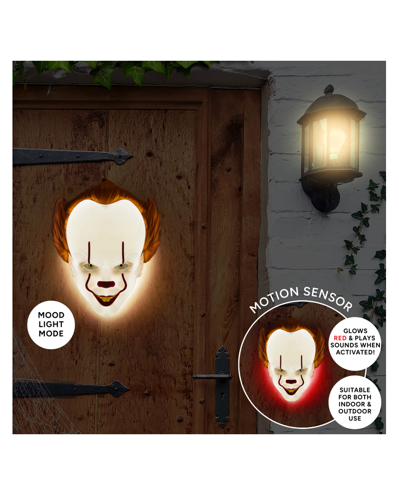 CA - Pennywise - Lampe Masque détecteru de mouvement - vue principale
