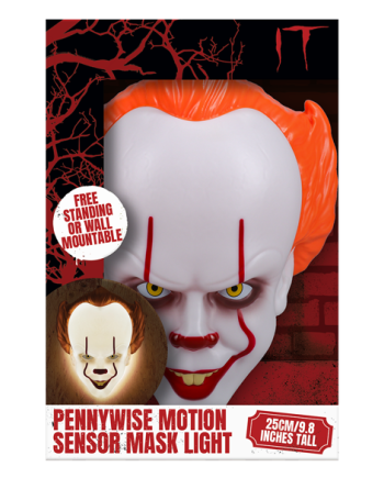 CA - Pennywise - Lampe Masque détecteru de mouvement - vue de face