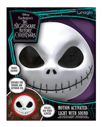 NBX - Jack Skellington - Lampe Masque détecteru de mouvement - vue de face
