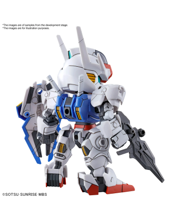 GUNDAM - SD Gundam Ex-Standard Gundam Aerial - Model Kit - vue de profil