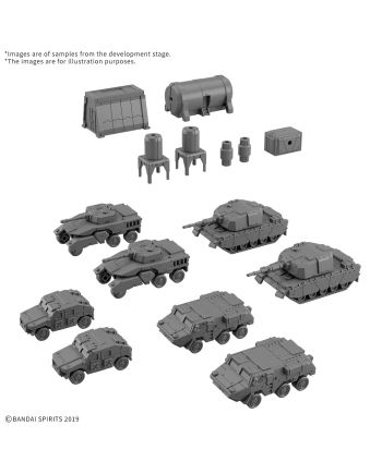 30MM - 1/144 Option Parts Set 24 (Multi Object 1) - Model Kit - vue principale