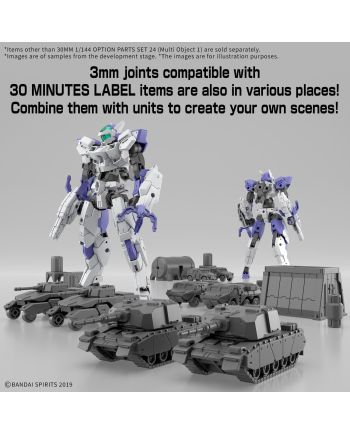 30MM - 1/144 Option Parts Set 24 (Multi Object 1) - Model Kit - vue de face