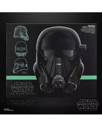 STAR WARS - Casque éléctronique Death Trooper Impérial Black Series - vue de face