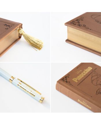 PINOCCHIO - Gift Box Notebook Premium A5 + Stylo-Bille - vue de profil