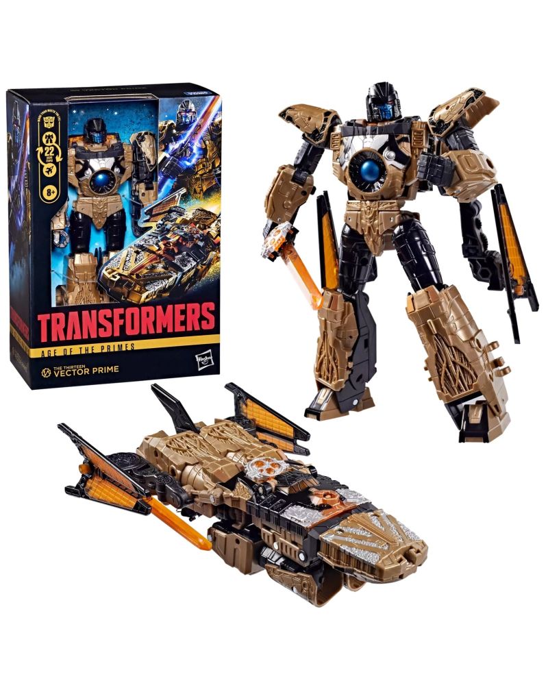 TRANSFORMERS - Vector Prime -Fig. Age of the Primes Voyager Class 17cm - vue principale