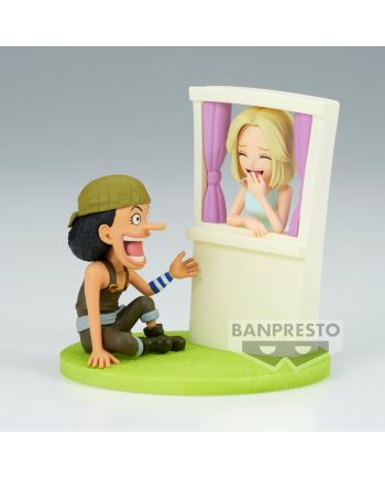 ONE PIECE - Usopp & Kaya - Figurine WCF-Log Stories 7cm - vue de face