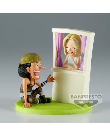 ONE PIECE - Usopp & Kaya - Figurine WCF-Log Stories 7cm - vue du packaging