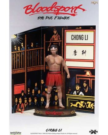 BLOODSPORT - Chong Li - Figurine 1/10 Icon X 19.8cm - vue du packaging