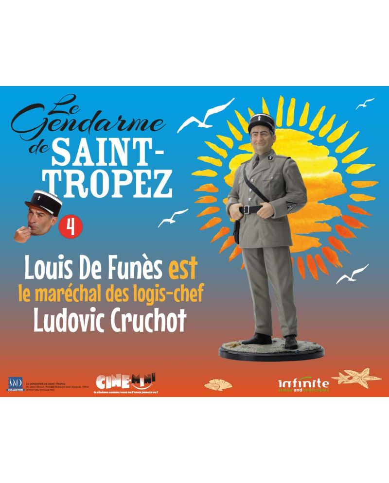 LE GENDARME DE SAINT-TROPEZ - Ludovic Cruchot - Figurine 16cm - vue principale