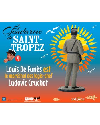 LE GENDARME DE SAINT-TROPEZ - Ludovic Cruchot - Figurine 16cm - vue de face