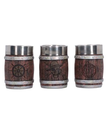 ONE PIECE - Barrel - Set de 3 verres à shots - vue principale