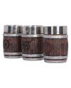 ONE PIECE - Barrel - Set de 3 verres à shots - vue de face