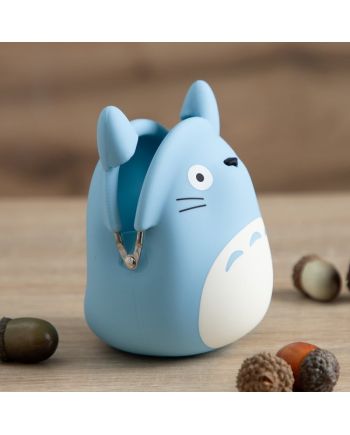 Porte-monnaie Totoro bleu Ghibli vue de profil