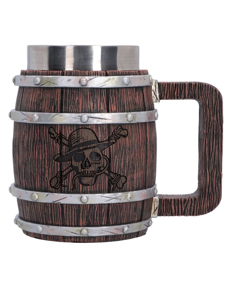 Chope Barrel ONE PIECE en verre, hauteur 16cm, édition Nemesis