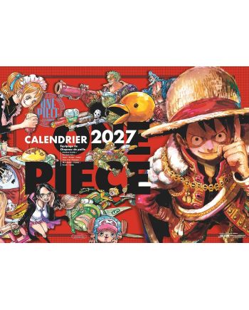 Calendrier officiel One Piece 2027 - couverture Glénat