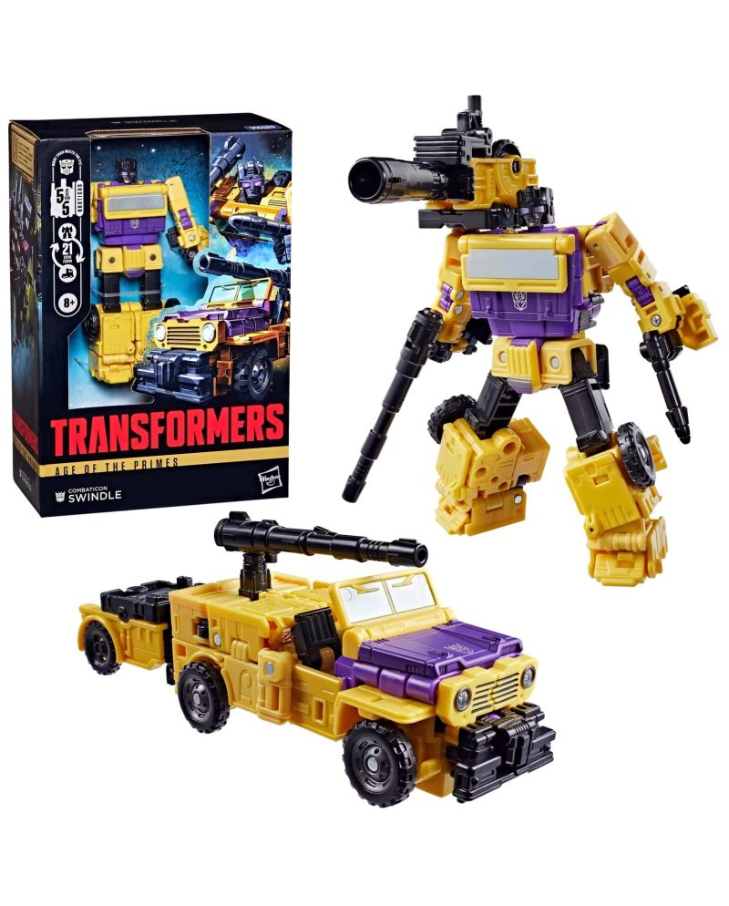 TRANSFORMERS - Swindle - Figurine Age of the Primes Voyager Class 16cm - vue principale