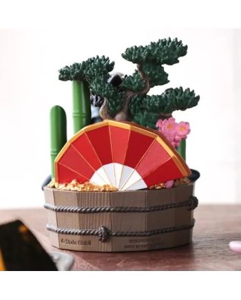 LE VOYAGE DE CHIHIRO - No Face Bassine d'or & Bambous - Diorama 18cm - vue de face