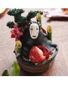 LE VOYAGE DE CHIHIRO - No Face Bassine d'or & Bambous - Diorama 18cm - vue de dos