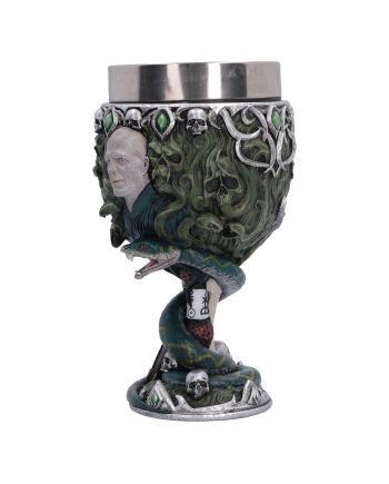 HARRY POTTER - Voldemort - Calice en résine 19cm - vue de face
