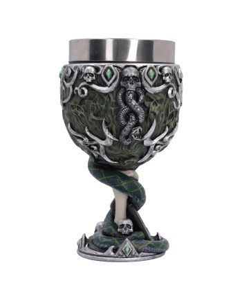 HARRY POTTER - Voldemort - Calice en résine 19cm - vue de profil