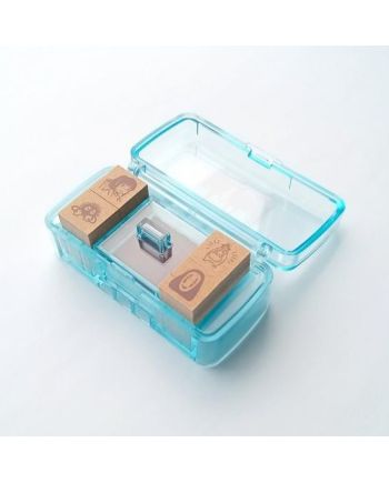 LE VOYAGE DE CHIHIRO - Chihiro dans le train - Set Tampons Bleu - vue principale