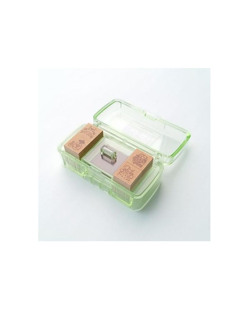 MON VOISIN TOTORO - Totoro & Chatbus - Set Tampons Vert - vue principale