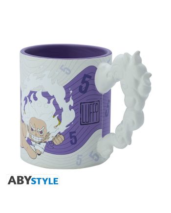 ONE PIECE - Luffy Gear 5th - Mug 3D Anse 460ml - vue de profil