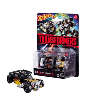 TRANSFORMERS X HOT WHEELS - Bone Shaker - Figurine Collaborative 13cm - vue principale