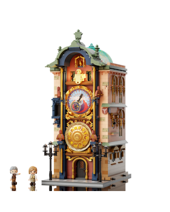 Horloge astronomique de Prague en bloc de construction Pantasy, vue d'ensemble
