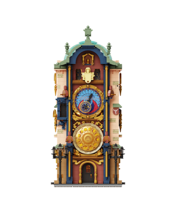 Détail de l'assemblage de l'horloge astronomique Pantasy