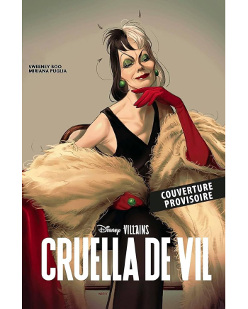 Couverture de l'édition limitée Disney Villains Cruella chez Panini Manga