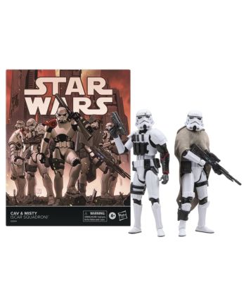 STAR WARS - Misty & Cav (SCAR Squadron) - Figurine Black Series 15cm - vue principale