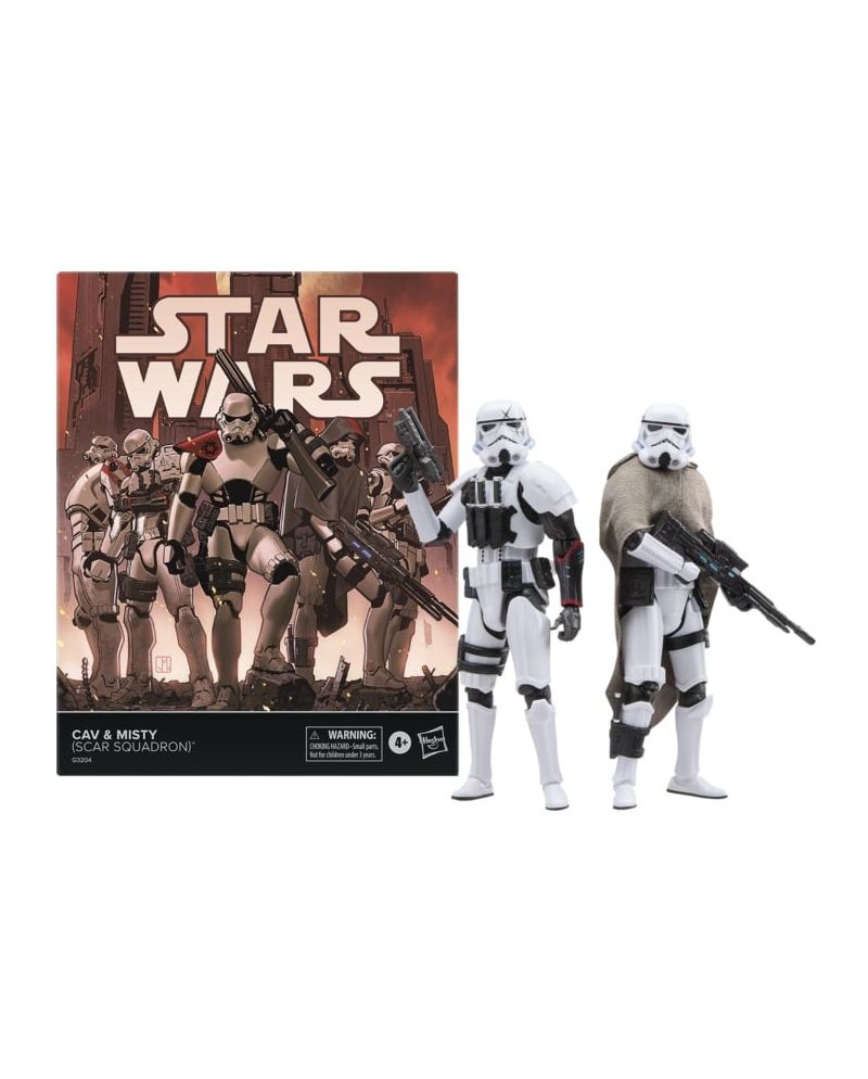 STAR WARS - Misty & Cav (SCAR Squadron) - Figurine Black Series 15cm - vue principale