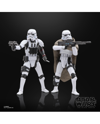 STAR WARS - Misty & Cav (SCAR Squadron) - Figurine Black Series 15cm - vue de profil