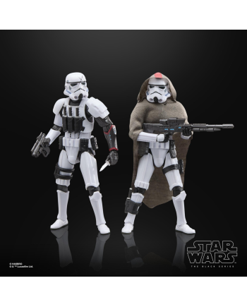 STAR WARS - Misty & Cav (SCAR Squadron) - Figurine Black Series 15cm - vue de dos