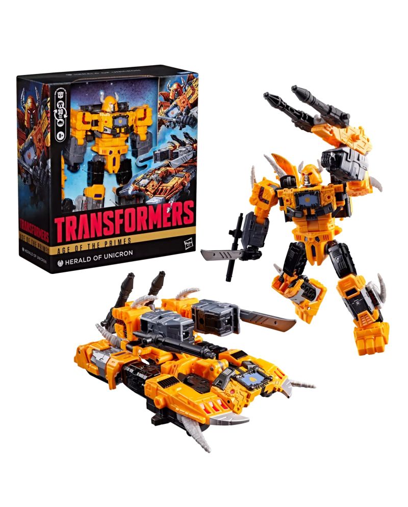 TRANSFORMERS -Herald Unicron -Fig. Age of the Primes Leader Class 19cm - vue principale