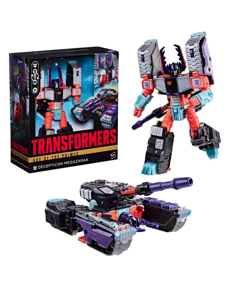 TRANSFORMERS - Megazarak - Fig. Age of the Primes Leader Class 19cm - vue principale