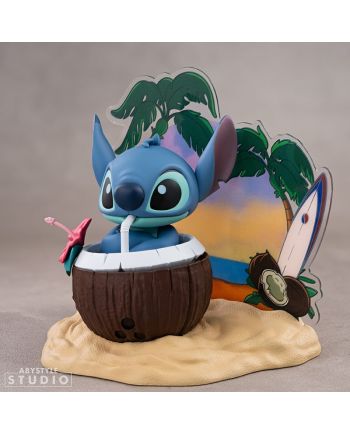 DISNEY - Stitch "Noix de Coco" - Figurine SG 10cm - vue de profil