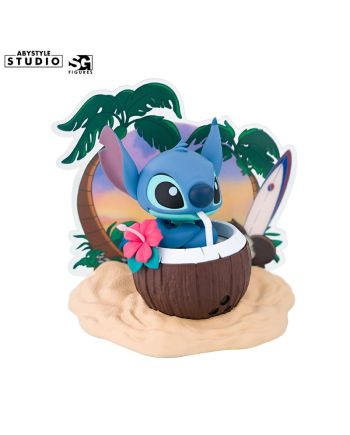 DISNEY - Stitch "Noix de Coco" - Figurine SG 10cm - vue de dos