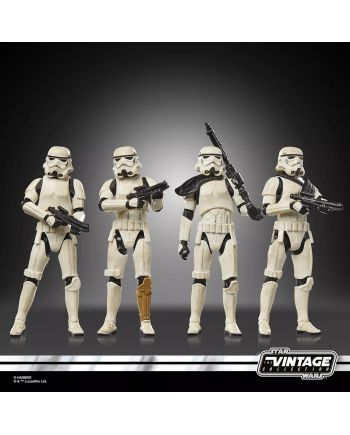Multipack 4 figurines Remnant Stormtrooper Star Wars Vintage Collection 10cm