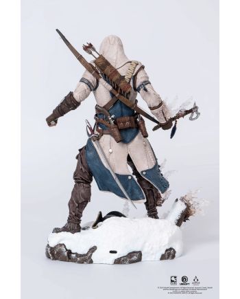 Statuette Connor Assassin's Creed 3 Animus échelle 1/8 PureArts détail socle