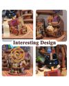 BOOK NOOK KIT - DIY- Magasin Magique - 311pcs + LED Light - vue de dos