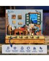 BOOK NOOK KIT - DIY- Chambre de Vincent - 143pcs + LED Light - vue de face