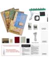 BOOK NOOK KIT - DIY- Chambre de Vincent - 143pcs + LED Light - vue du packaging