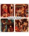 BOOK NOOK KIT - DIY-Le banquet de la Dynastue Tang -260pcs + LED Light - vue de dos